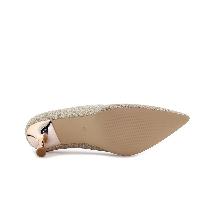 Yolera - Heels arany női magassarkú