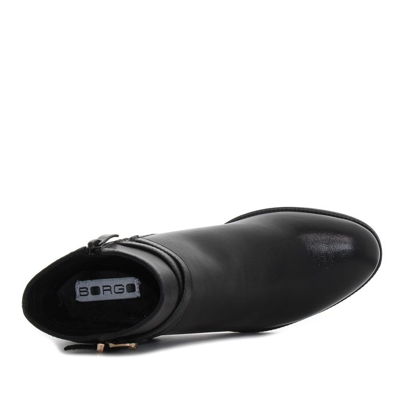 Borgo - Jenna fekete női bokacsizma