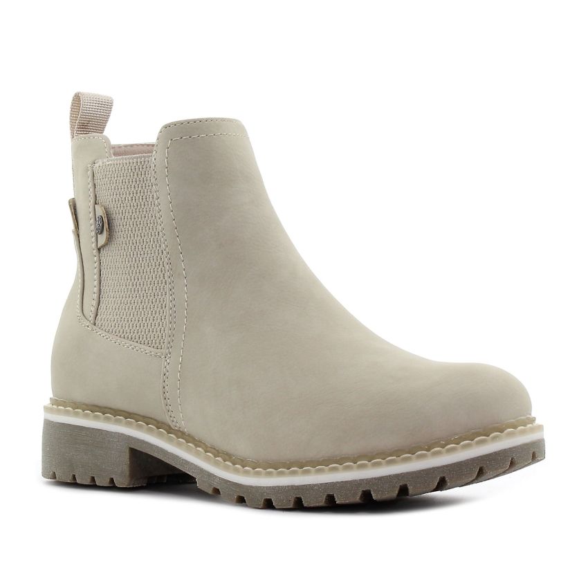 Borgo - Mira bézs női bokacsizma