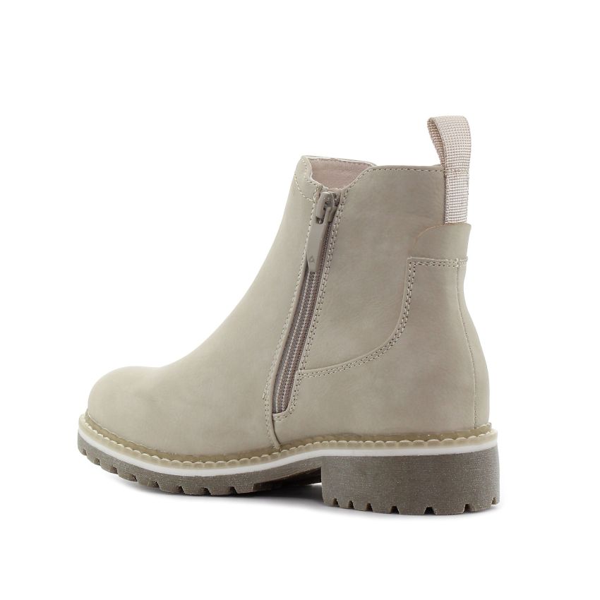 Borgo - Mira bézs női bokacsizma