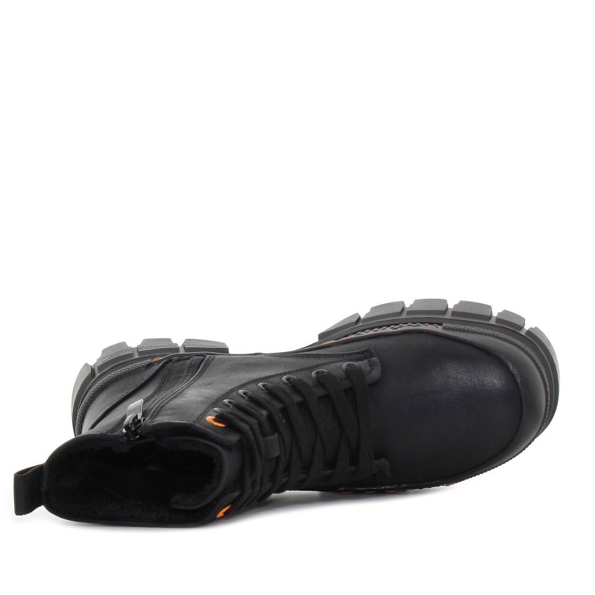 Borgo - Dust fekete bélelt női bakancs