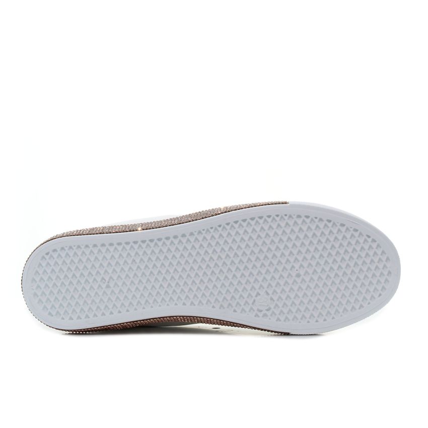 Yolera - Glam fehér női cipő