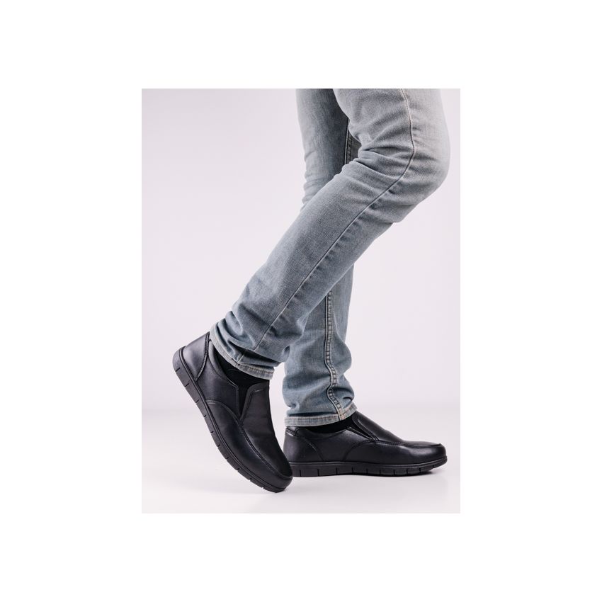 Yolera - Arc fekete férfi cipő