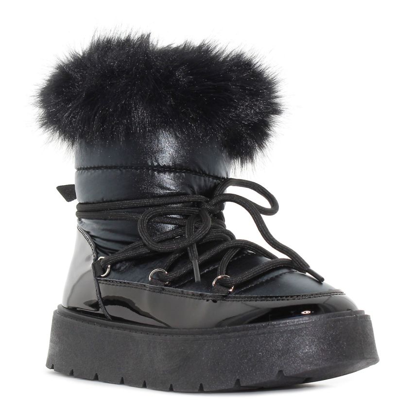 Yolera - Ukko fekete női csizma