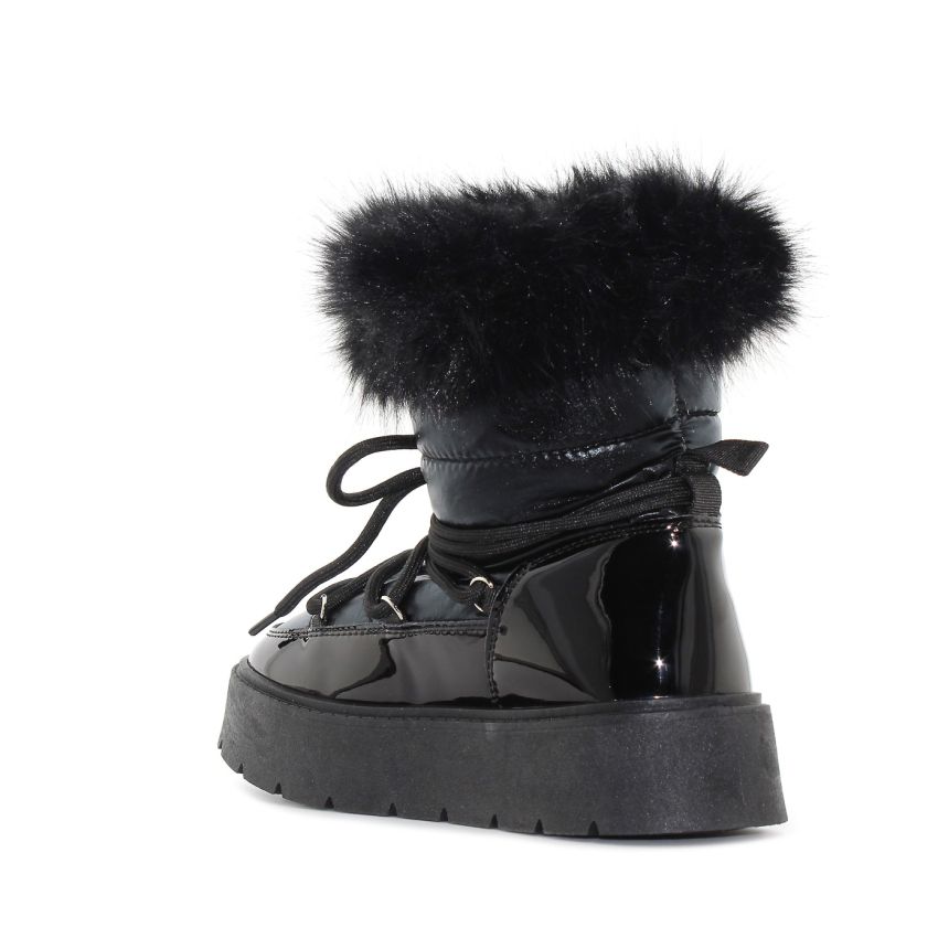 Yolera - Ukko fekete női csizma