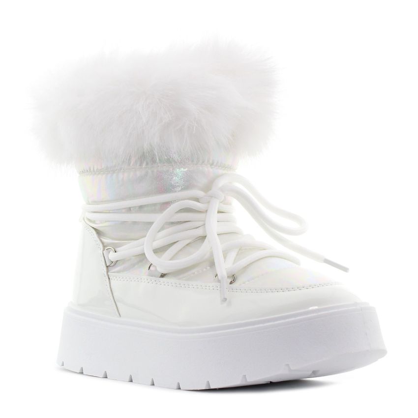 Yolera - Ukko fehér női csizma