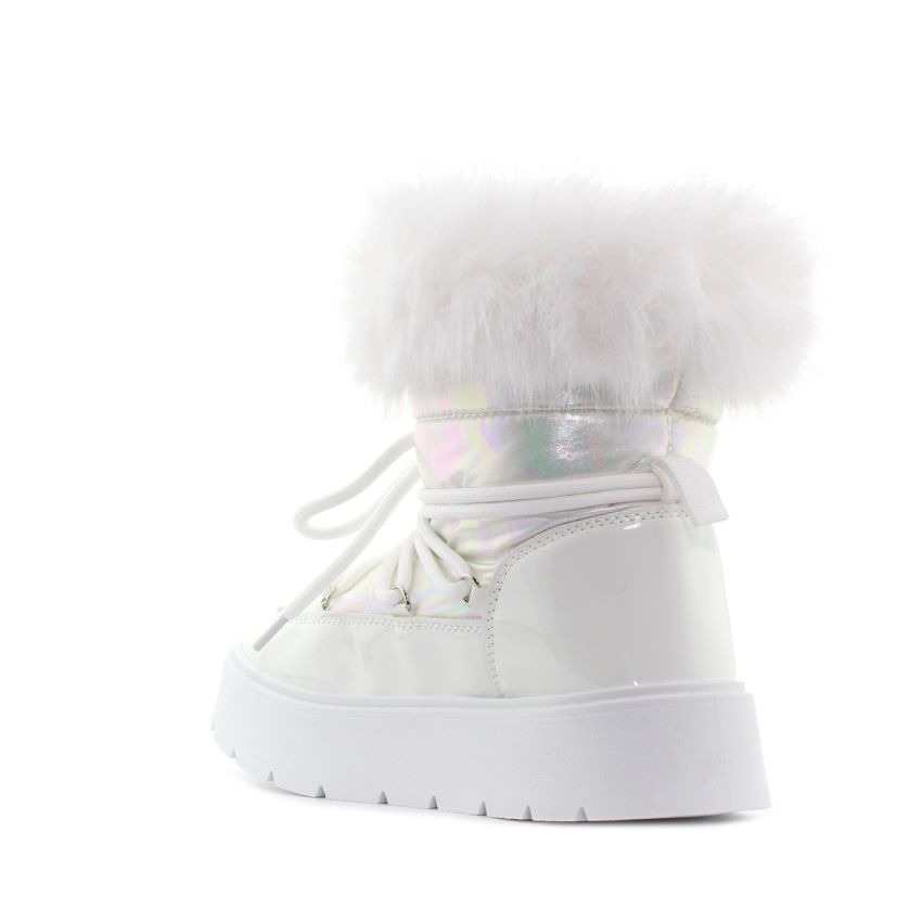 Yolera - Ukko fehér női csizma