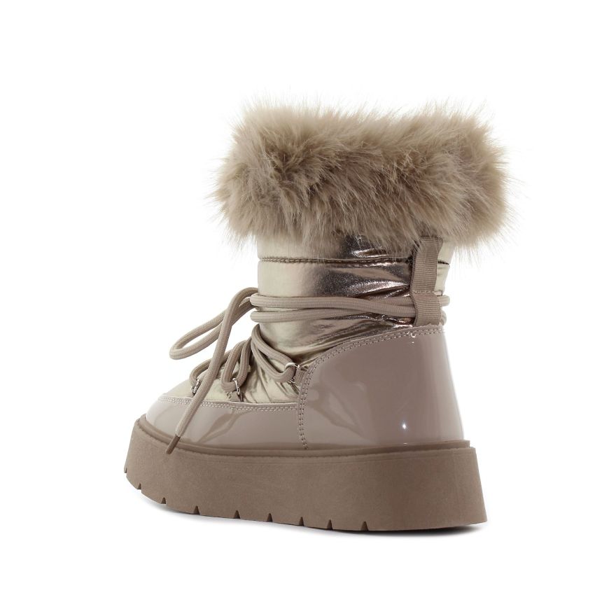 Yolera - Ukko bézs női csizma