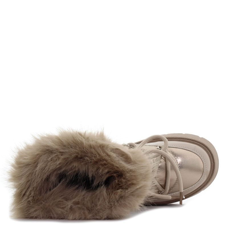 Yolera - Ukko bézs női csizma