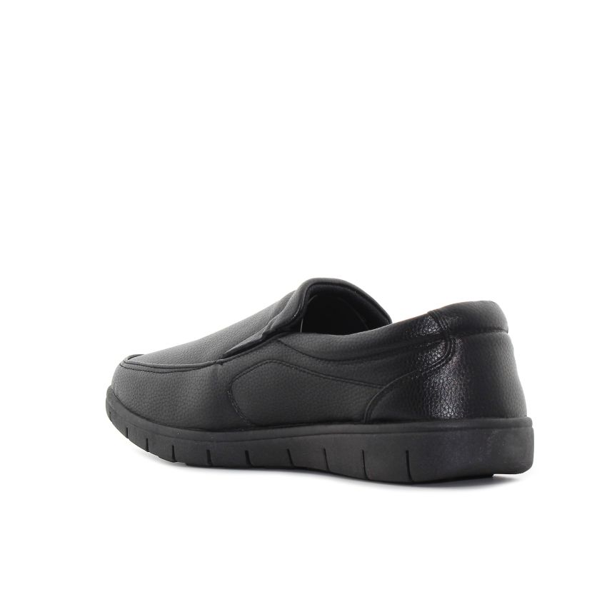 Yolera - Leo fekete férfi bebújós cipő