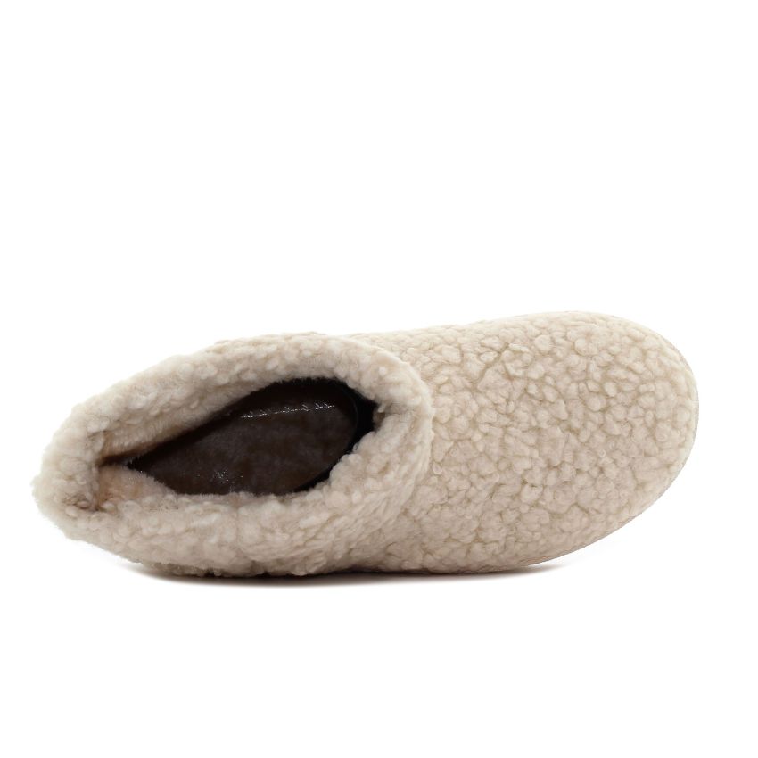 Yolera - Lina bézs női bokacsizma