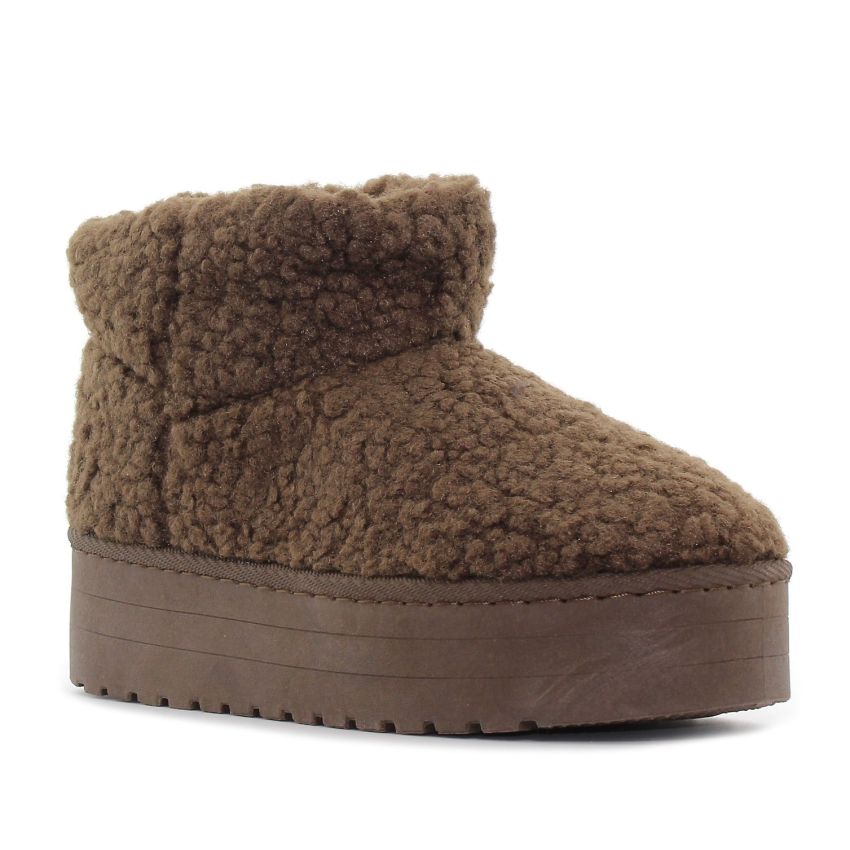 Yolera - Lina barna női bokacsizma