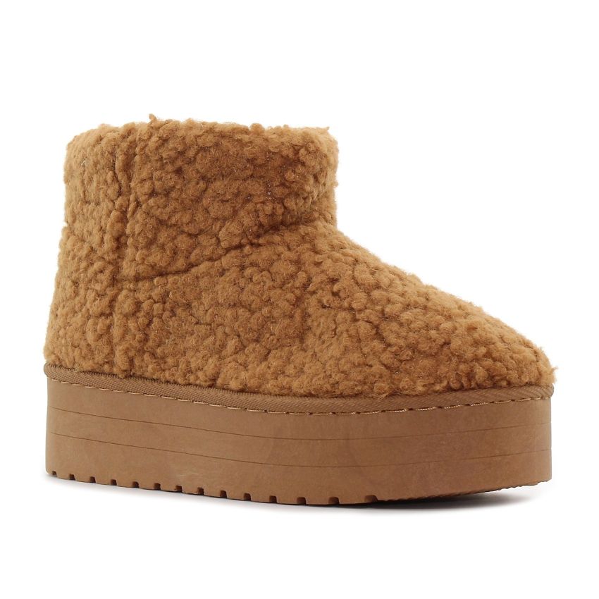 Yolera - Lina barna női bokacsizma