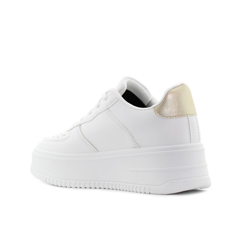 Yolera - Ava fehér-arany női cipő