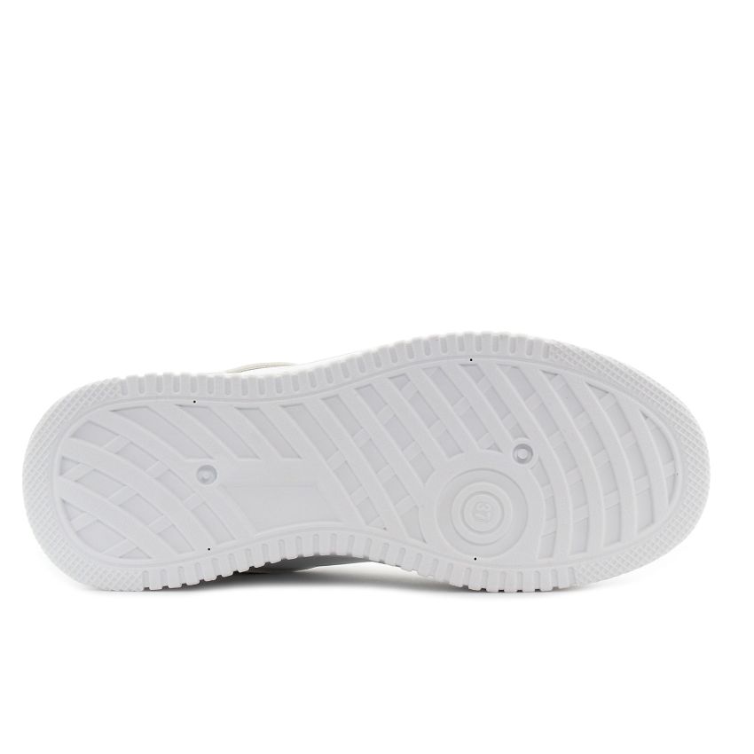 Yolera - Ava fehér-ezüst női cipő