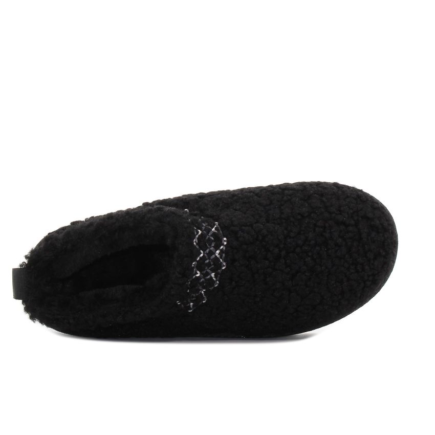 Yolera - Platform fekete női papucs