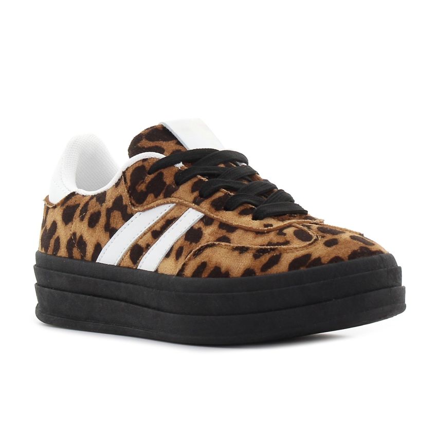 Yolera - XP leopárd mintás gyerek cipő