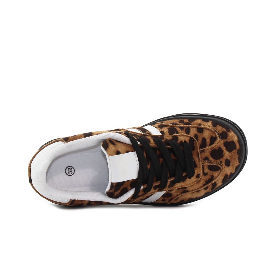 Yolera - XP leopárd mintás gyerek cipő