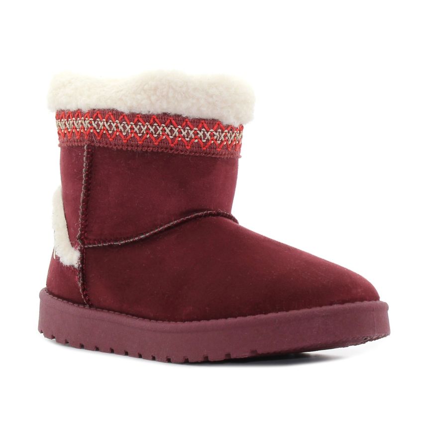 Yolera - Kea bordó női csizma