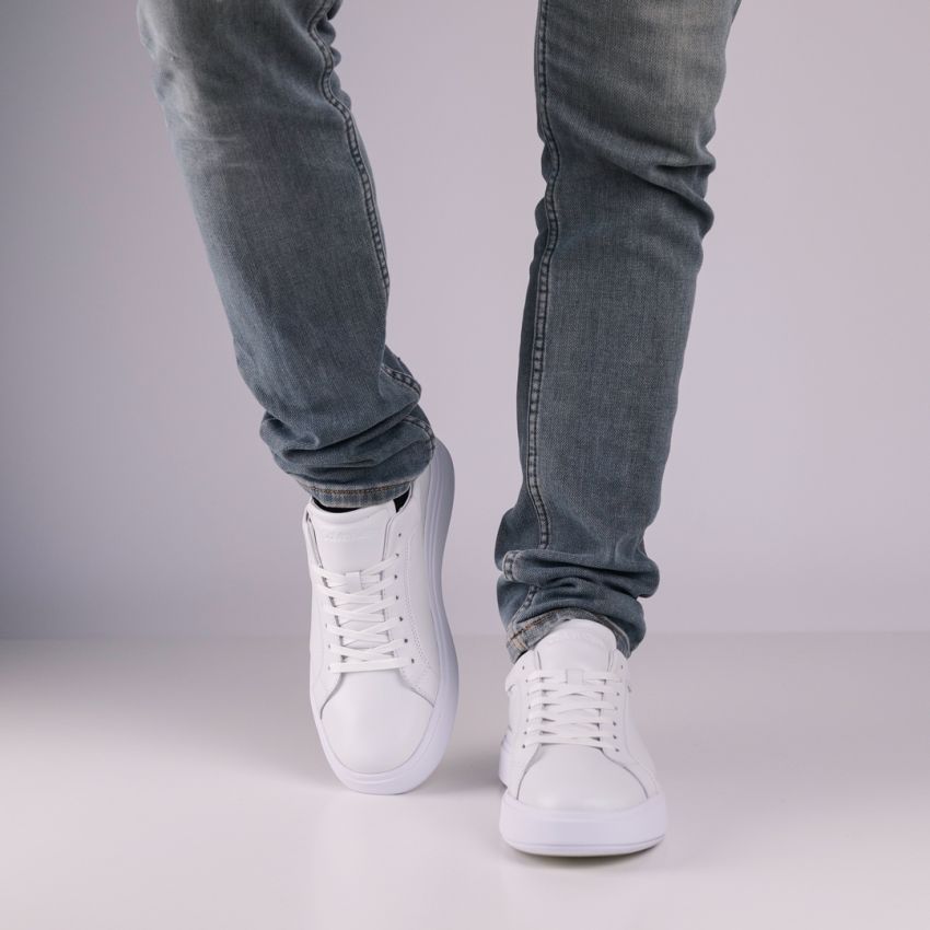Calvin Klein Low Top Lace Up Lth fehér férfi cipő