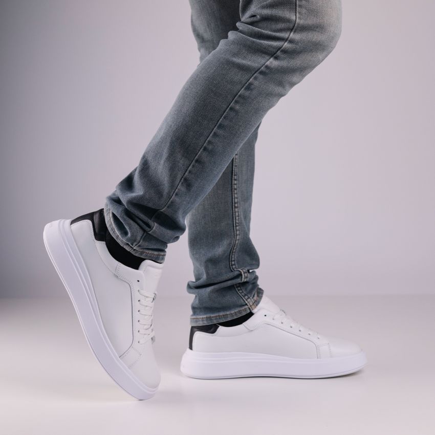 Calvin Klein Low Top Lace Up Lth fehér férfi cipő