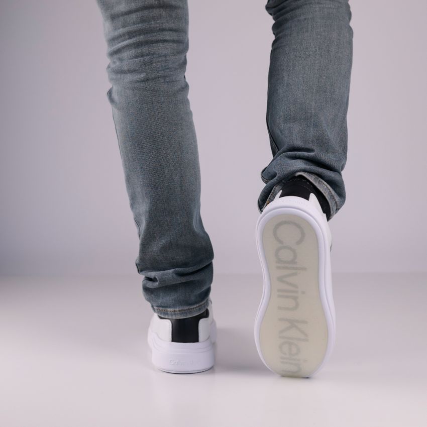 Calvin Klein Low Top Lace Up Lth fehér férfi cipő