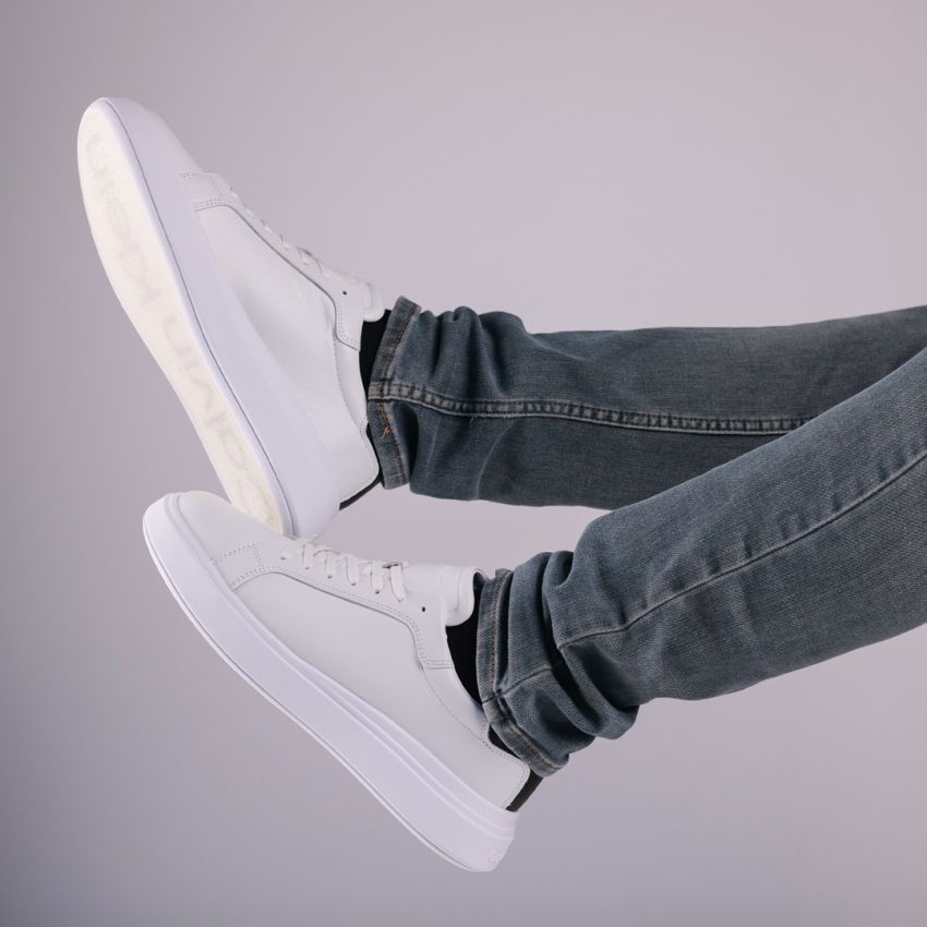 Calvin Klein Low Top Lace Up Lth fehér férfi cipő