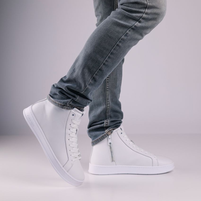 Calvin Klein High Top Lace Up fehér férfi cipő