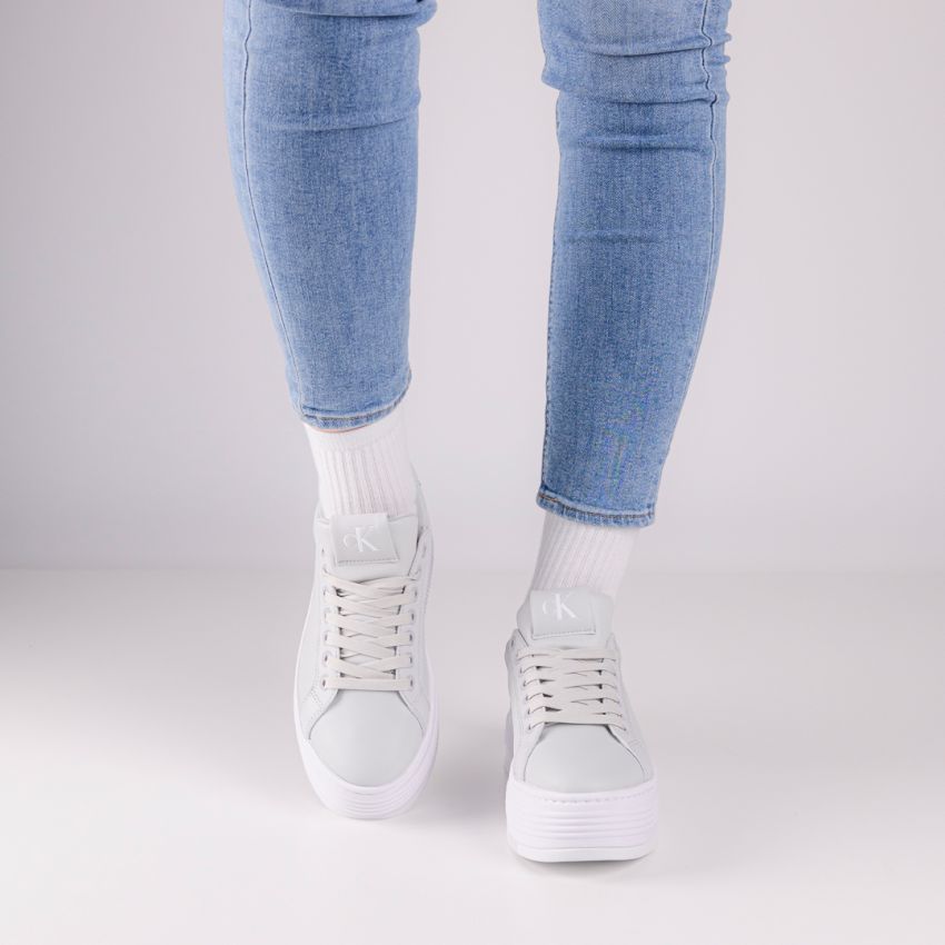 Calvin Klein Bold Platform szürke platformos női cipő