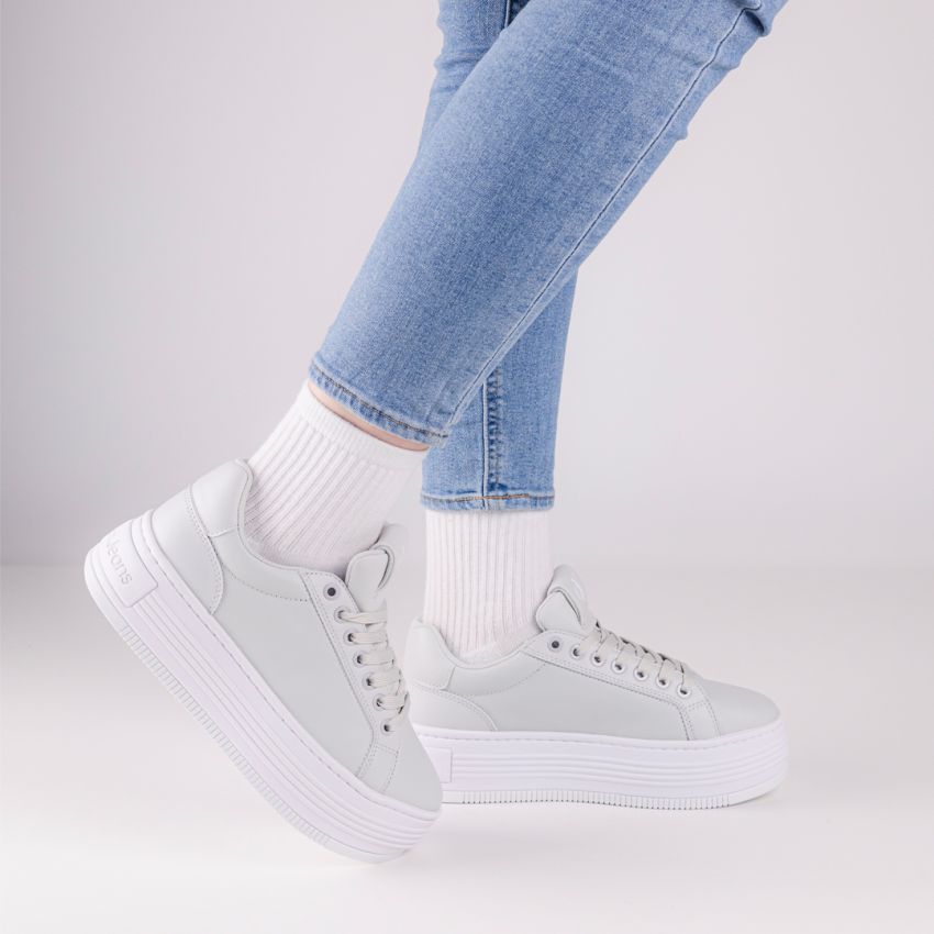 Calvin Klein Bold Platform szürke platformos női cipő