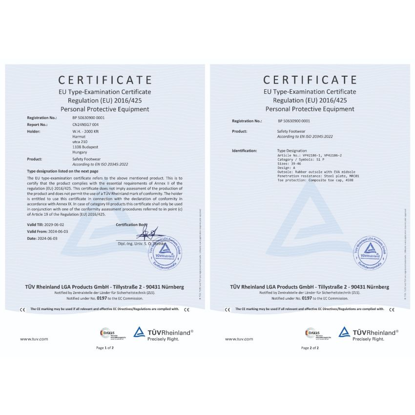 Wink - IndustrX kompozit betétes férfi munkavédelmi cipő