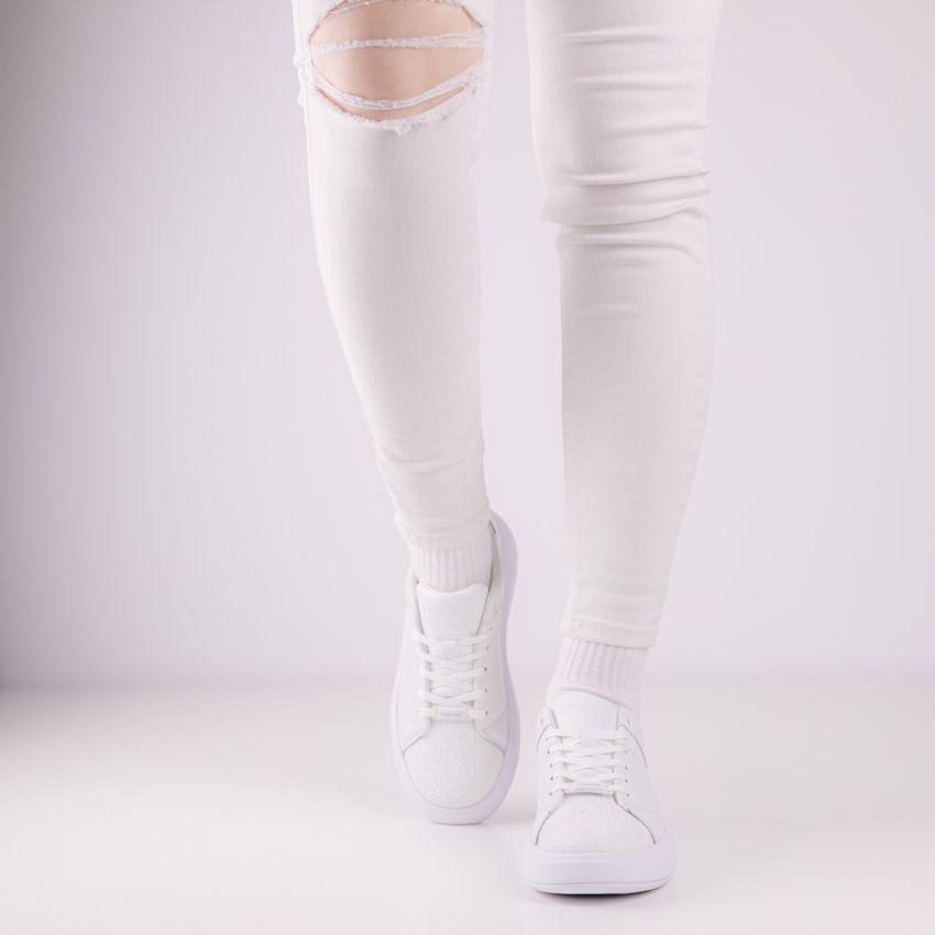Calvin Klein Cupsole Lace Up fehér női cipő
