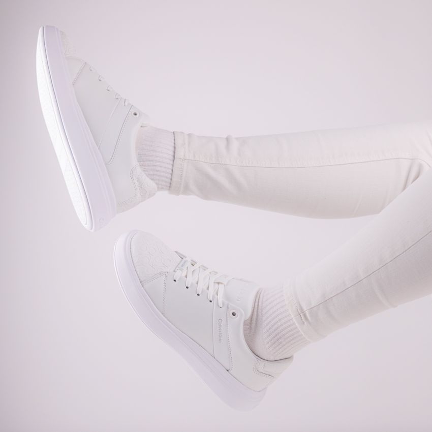 Calvin Klein Cupsole Lace Up fehér női cipő