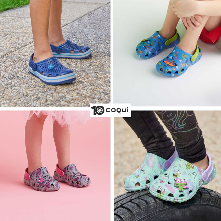 Coqui Lindo magenta gyerek papucs