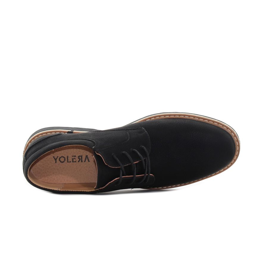 Yolera - Brett fekete férfi cipő