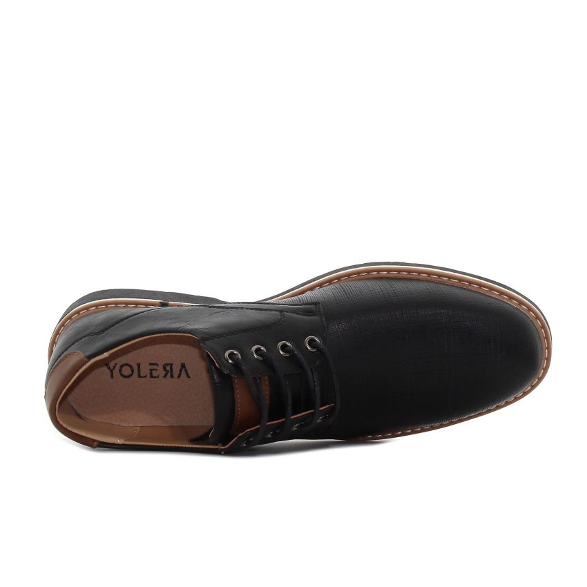 Yolera - Rob fekete férfi cipő