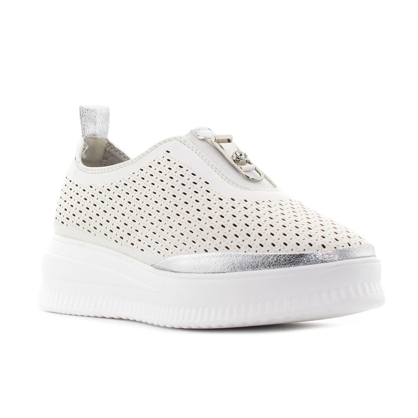 Yolera - Neagley törtfehér bebújós női cipő