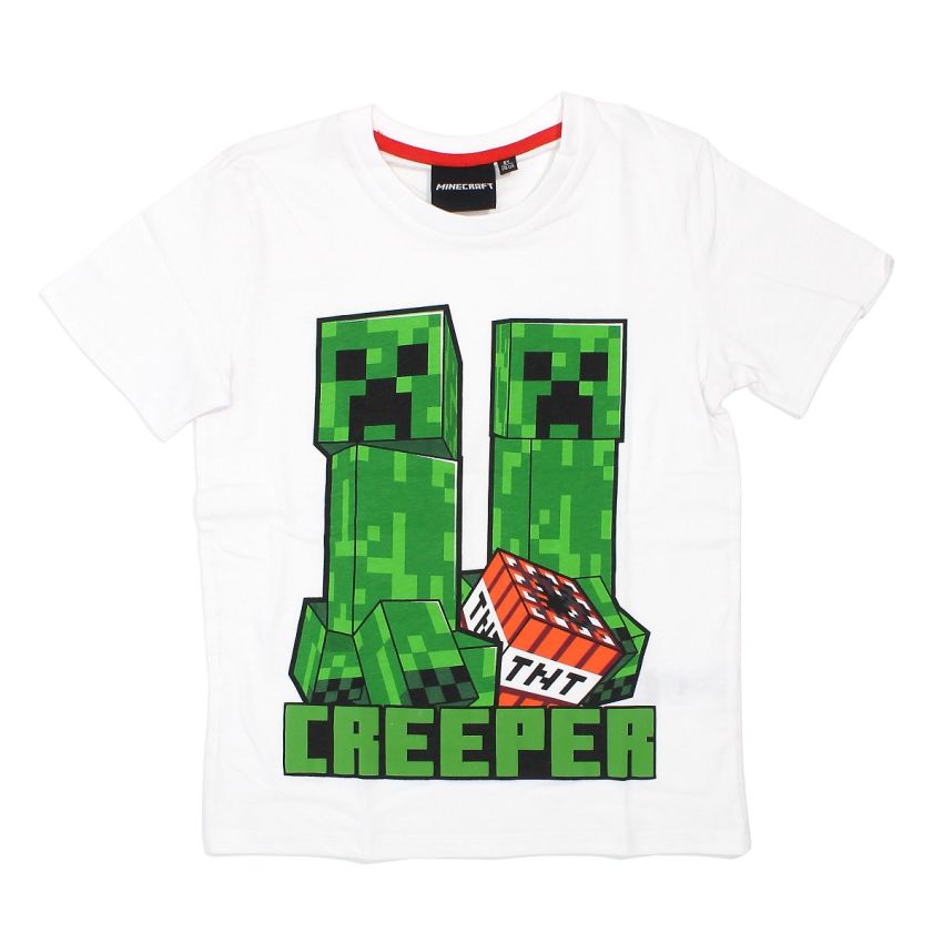 Disney Minecraft mintás fehér gyerek rövid ujjú