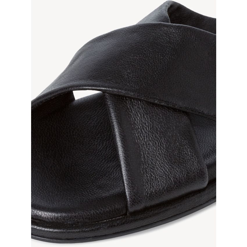 Tamaris fekete női papucs