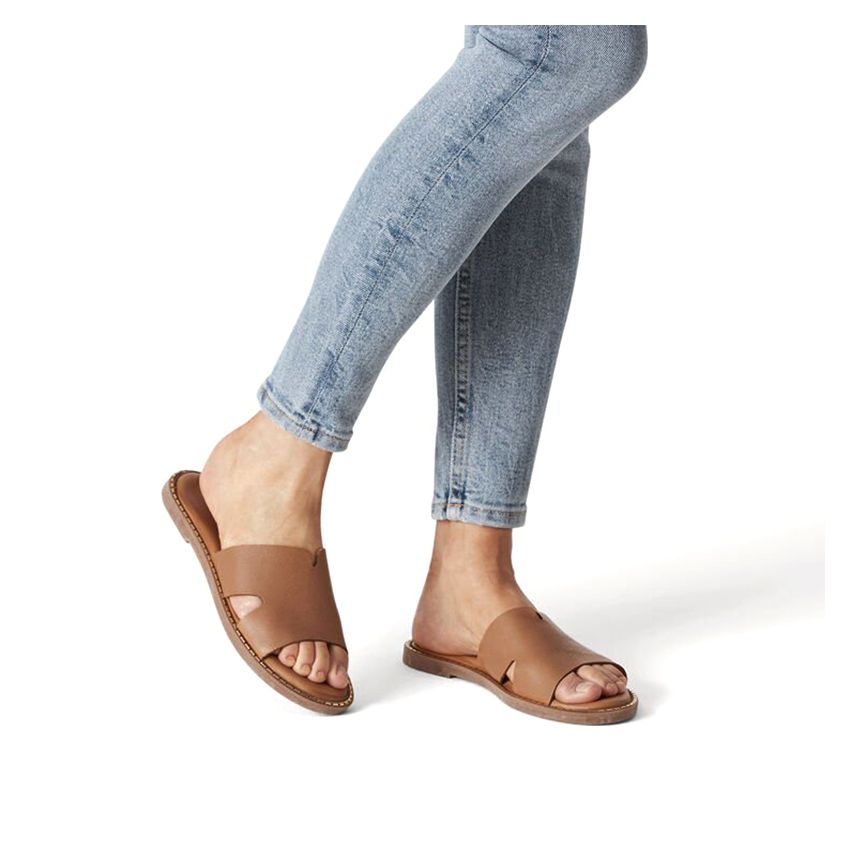 Tamaris barna női papucs