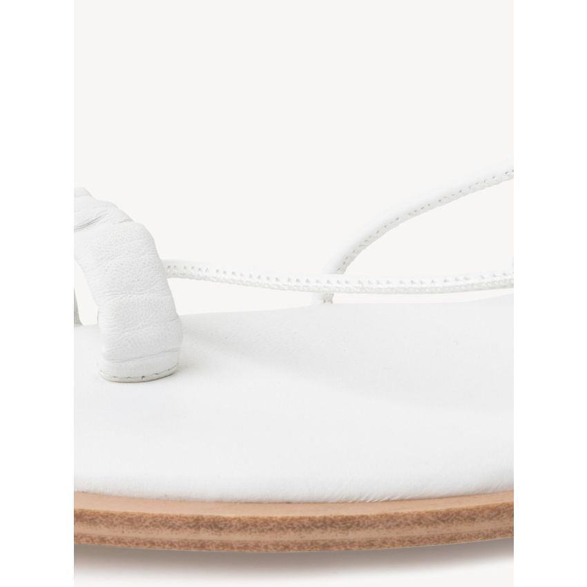 Tamaris fehér megkötős női szandál
