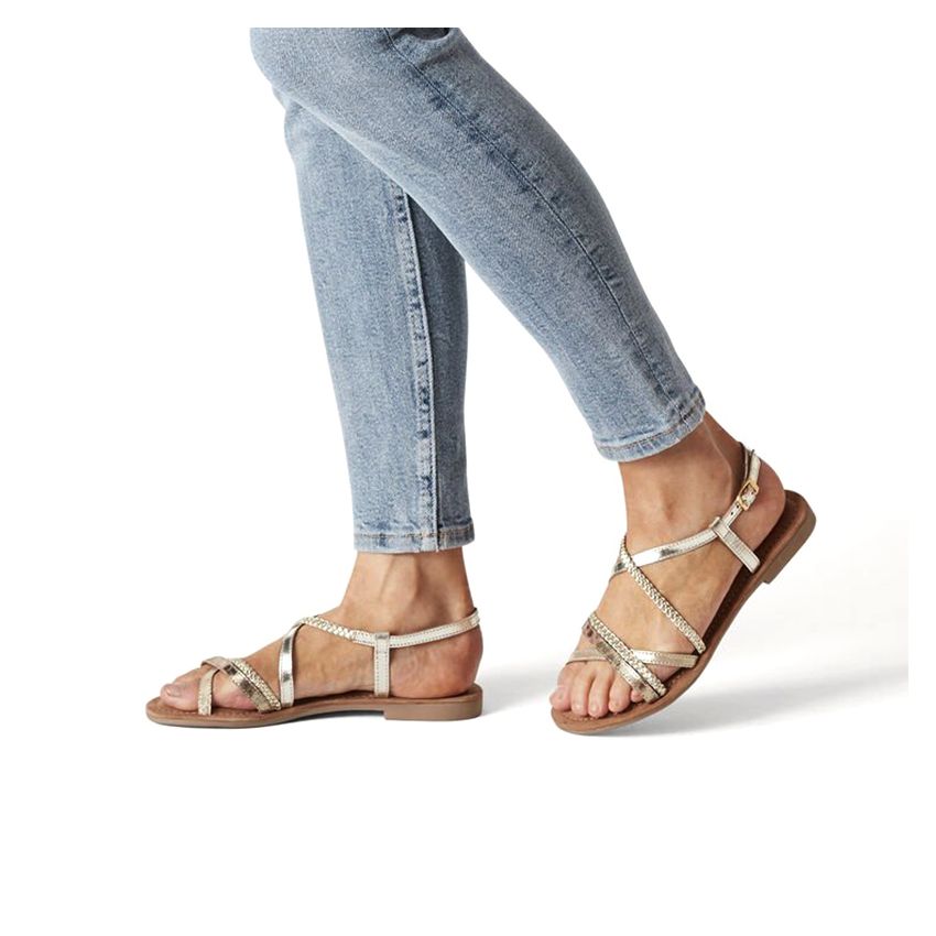 Tamaris arany női szandál