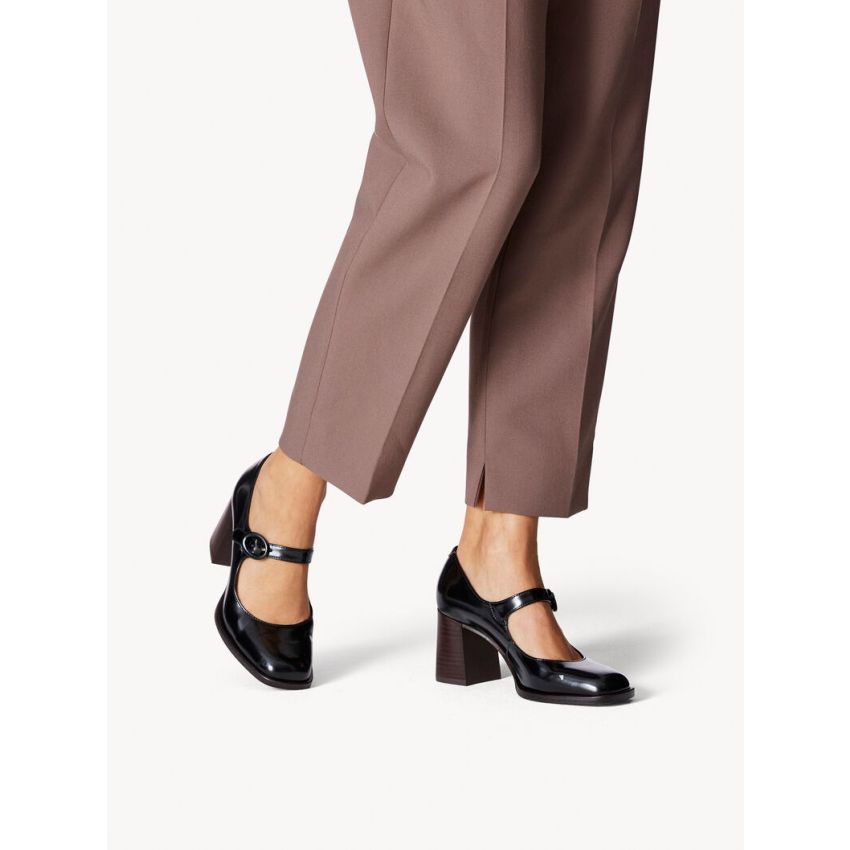 Tamaris fekete női magassarkú