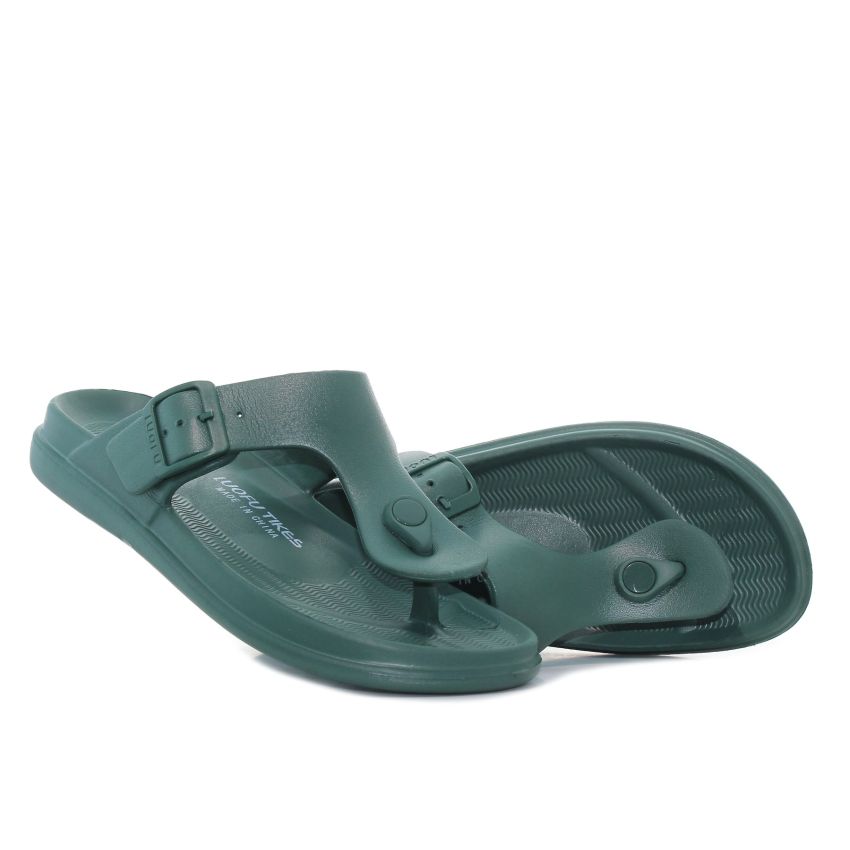 Luofu - Tikes zöld férfi papucs