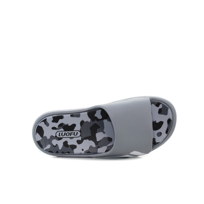 Luofu - Camouflage szürke férfi papucs