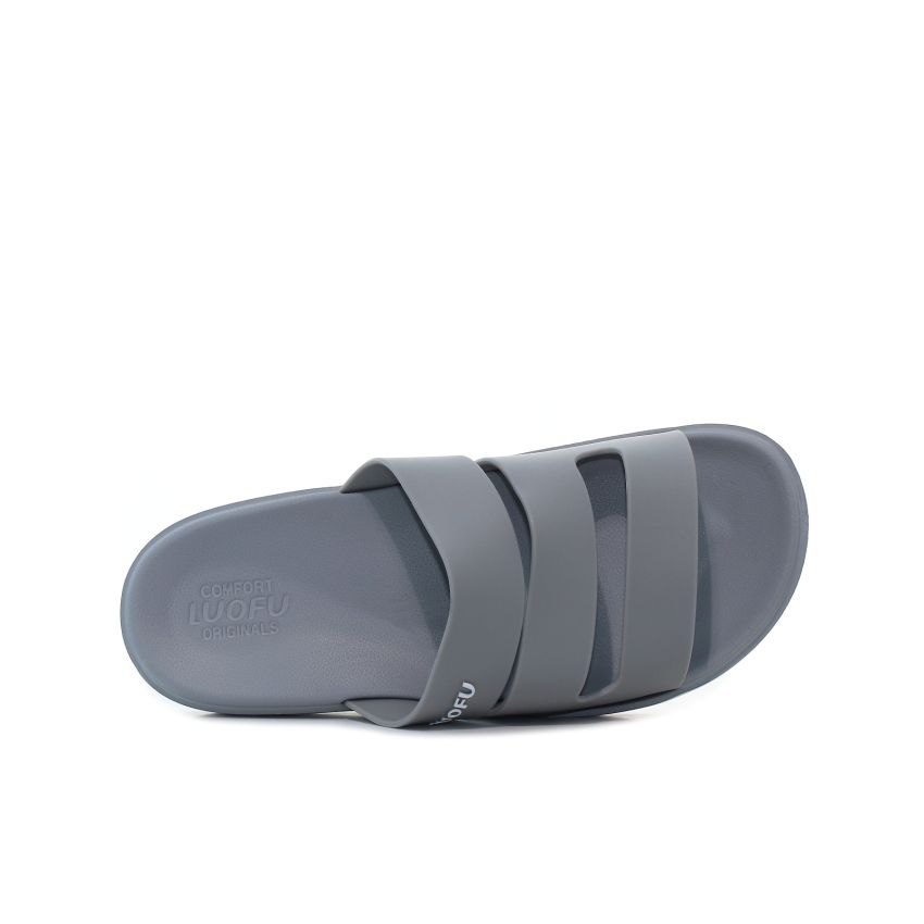 Luofu - Vigar szürke férfi papucs