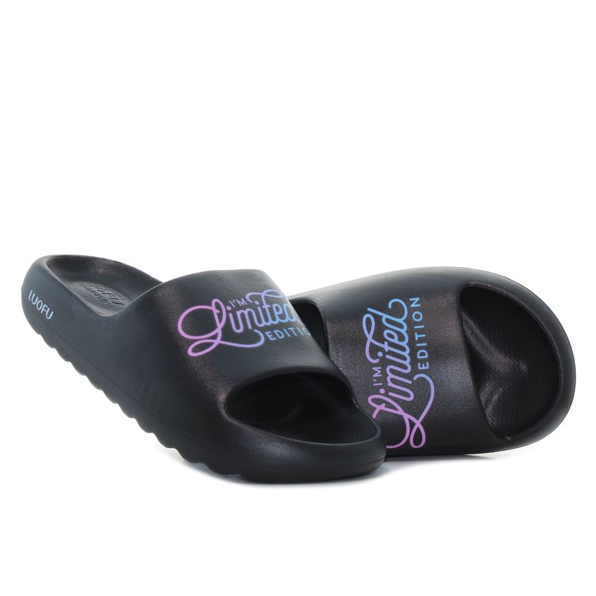 Luofu - Limited Edition fekete női papucs