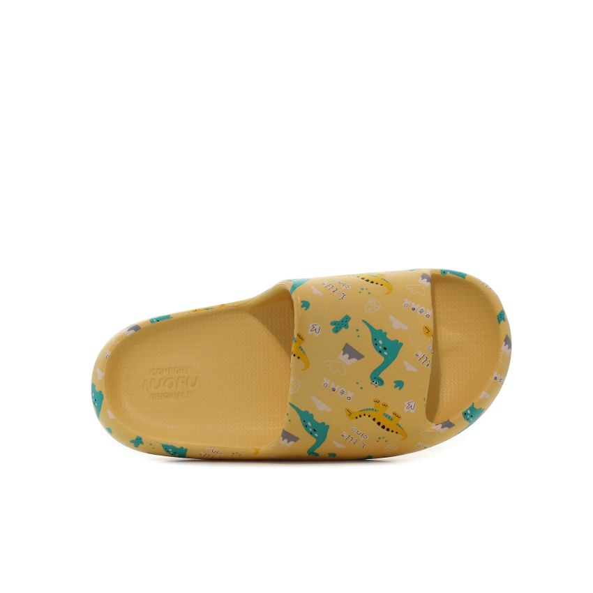 Luofu - Roar sárga gyerek papucs
