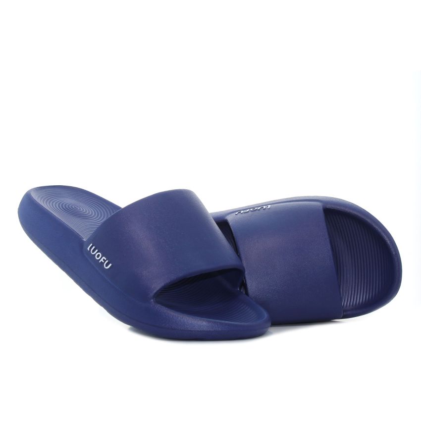 Luofu Haming sötétkék férfi papucs