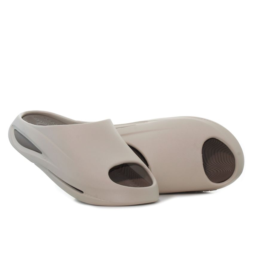 Luofu - Designed bézs férfi papucs